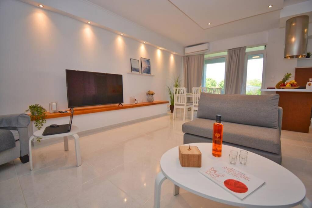 Potamos Deluxe White Apartment Exterior foto